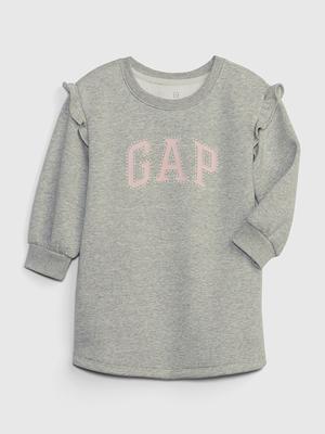 Toddler Gap Arch Logo Ruffle Sweatshirt Dress - Yahoo Shopping