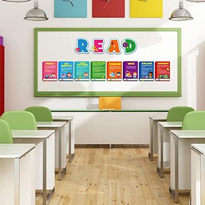 Reading Strategy Classroom Decorations Bulletin Board Poster Banner Set Supplies Decor For Daycare Library Kindergarten Preschool Elementary Middle School Read Yahoo Ping