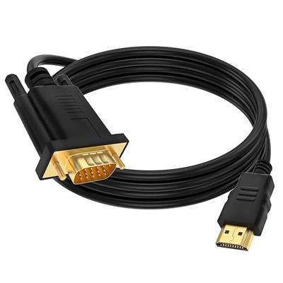 FOINNEX Adaptador VGA a HDMI con Audio, Convertidor VGA to HDMI PC