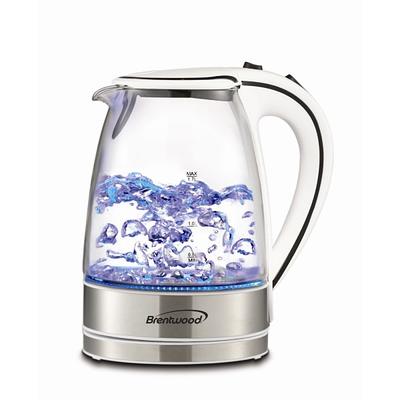 Brentwood 2.0L Electric Cordless Tea Kettle Silver - Office Depot