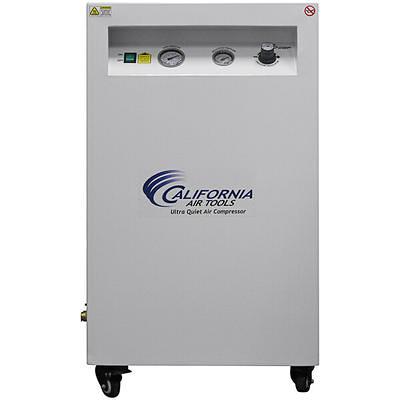 California Air Tools Ultra Quiet Oil-Free 60 Gallon Steel Tank Air  Compressor with Air Dryer Cartridge and Automatic Drain Valve - 4 hp, 220V