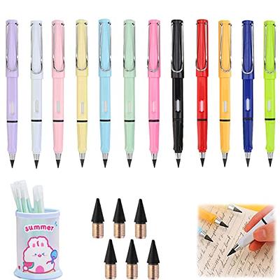 Office Everlasting Pencil Unlimited Writing Eternal Metal Pen Inkless Clear  Pens
