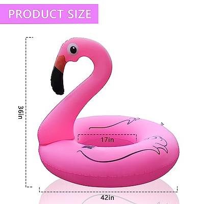 Big Flamingo Pool Floats with Solar Lights Inflatable Pool Floaties for  Adults