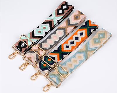 Crossbody Strap for Purses Embroidery Boho Bag Strap Replacement Strap  Adjustable Strap Embroidered Handbag Guitar Strap