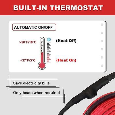 6' 120V Heat Tape Bluew/Thermosta 