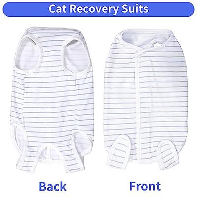  Avont Cat Recovery Suit - Kitten Onesie for Cats After  Surgery, Cone of Shame Alternative Surgical Spay Suit for Female Cat,  Post-Surgery or Skin Diseases Protection -Coral(L) : Pet Supplies