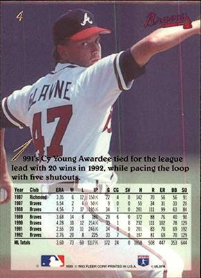 Rookie Card Tom Glavine 1988 Topps Rookie Card Atlanta 