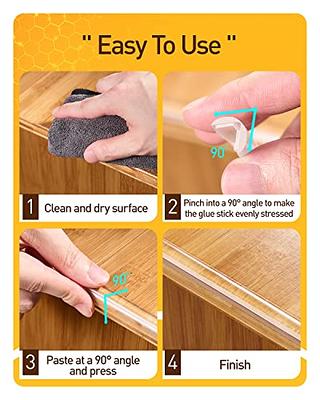 Baby Proofing, Clear Edge Protector Strip, Silicone Soft Corner Protectors  with Upgraded Pre-Taped Strong Adhesive, Edge Protectors for Sharp Corners  of Cabinets, Tables, Drawers( 6.6ft Length) 