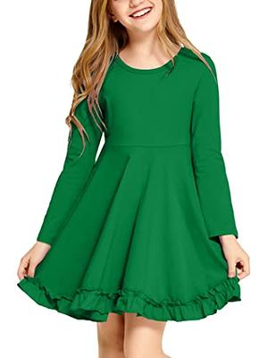  Arshiner Girls Dress Summer Frocks Casual A-Line