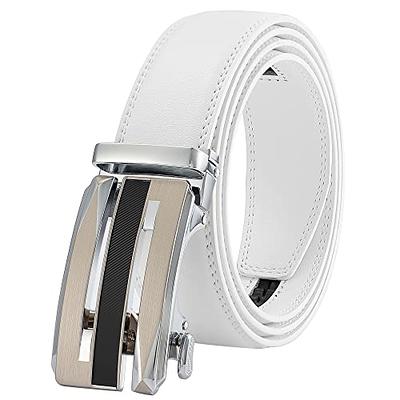 SANSTHS 2 Pack Women Leather Belts Faux Leather Jeans Belt with