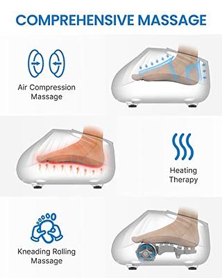 RENPHO Foot Massager Machine with Remote, Electric Shiatsu Foot Massager  with Heat, Deep Kneading, Relieve Plantar Fasciitis and Tired Muscles, Fits