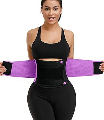 Waist Trainer Belt Cincher Women Weight Loss Stomach Trainer Sweat Waist Trimmer Workout Fitness Shaper with Sauna Suit Effect