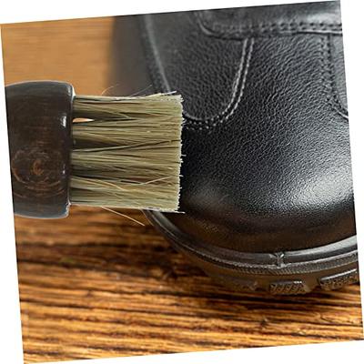 3pk Horsehair Shoe Brush - Shoe Polish Brush - Leather, Boots, Shine, Red  Moose - Yahoo Shopping