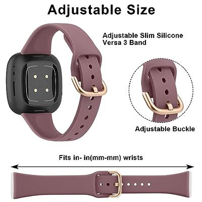 Leather Slim Apple Watch Band for Women | Oxa Leather, Purple / (41 | 40 | 38) mm
