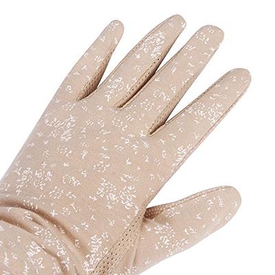 YLucky Lightweight Summer Fingerless Gloves Men Women UV Sun Protection  Driving Cotton Gloves Nonslip Touchscreen Gloves