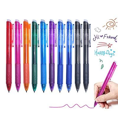 Swanaryo Erasable Gel Pens Clicker, Fine Point, Make Mistake Disappear, 8  Assorted Colors Inks for Drawing Writing Planners and Crossword Puzzles (10  Pack) - Yahoo Shopping