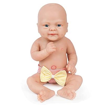 Anano Reborn Baby Dolls Silicone Full Body Girl 18 Inch Sleeping