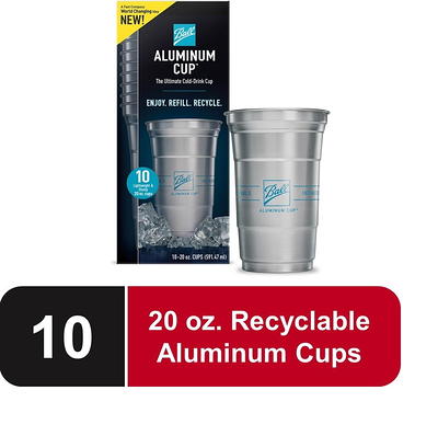 Ball Aluminum Cup Recyclable Party Cups, 20 oz. Cup, 30 Cups Per Pack -  Yahoo Shopping