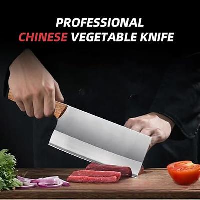 Cleaver Knife Chopper Master Chef Butcher Meat Bone Vegetable