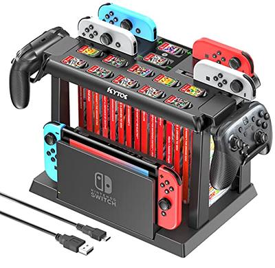 Switch Games Organizer Station with Controller Charger, Charging Dock for  Nintendo Switch & OLED Joycons, Kytok Switch Storage and Organizer for  Games, TV Dock, Pro Controller, Accessories Kit Storage - Yahoo Shopping