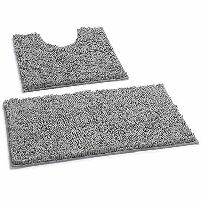 Gorilla Grip Soak Stopper Absorbent Indoor Chenille Doormat, 36x24