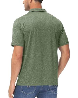 MAGCOMSEN Summer Polo Shirts for Men Short Sleeve Polo Shirts Dry Fit Golf  Polo Shirts Outdoor Fishing Polos Army Green XL - Yahoo Shopping