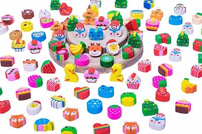 Pcs Christmas Mini Erasers for Kids Bulk Christmas Erasers