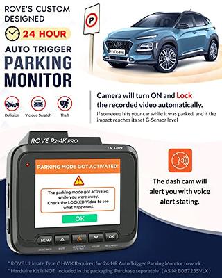 Rove R2-4K Dash Cam for Car - Built-in WiFi GPS Car Dashboard Camera  Recorder with UHD 2160P, 2.4 LCD Display, 150° Wide Angle, WDR, Night  Vision 