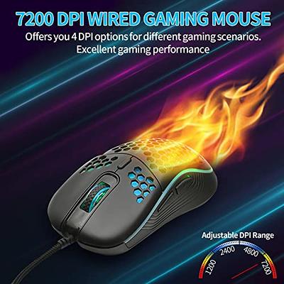 Buy Mouse, RGB Backlight High Accuracy Ergonomic Structure 8