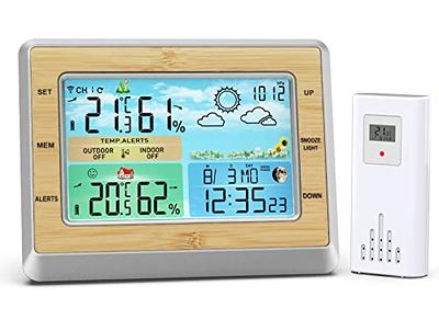 Weather Station, LFF Weather Stations Wireless Indoor Outdoor with