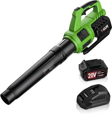 Cordless Leaf Blower 20V Electric Leaf Blower 2.0Ah Lithium