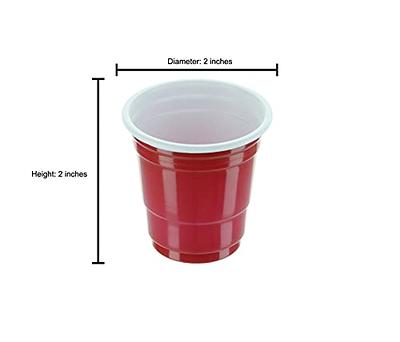 2 Oz. Neon Assorted Color Plastic Cups - 120 Ct.