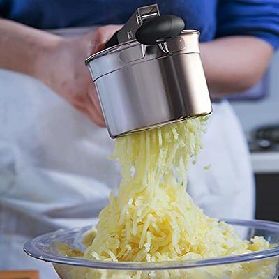 Potato Press Made Of Stainless Steel, Spaetzle Press Potato Masher Set For Mashed  Potatoes