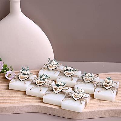 24 Pcs Wedding Favor Candle Holders Bridal Shower Favors Candles Rustic  Wedding Favors Wedding Souvenirs for Guest Gifts Wedding Party Favors  Wedding