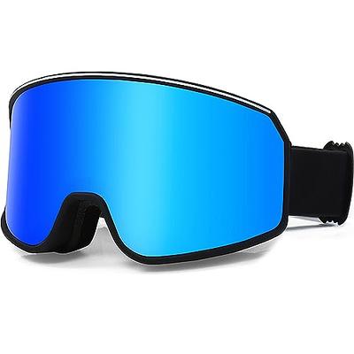  EXP VISION Snowboard Ski Goggles for Men Women and Youth, Over  Glasses Skiing Snowboard Goggles with Anti Fog and UV400 Protection Dual  Lenses Snow Goggles (Blue) : Sports & Outdoors