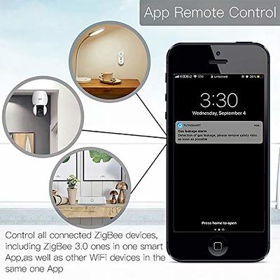 Smart Home ZigBee 3.0 Gateway Hub APP Control Ethernet Bridge Works with  Home Assistant Bluetooth WIFI Wireless