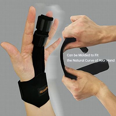 Vive Boxer Finger Splint - Supports Pinky, Ring, Middle Metacarpals and Knuckles