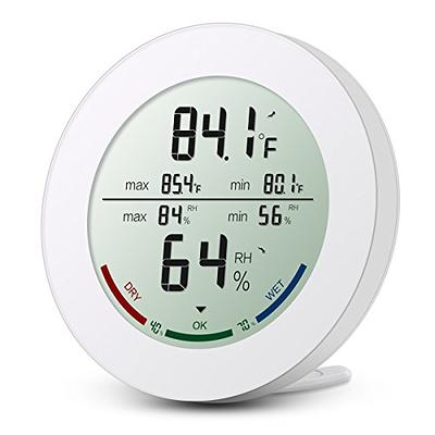 VIVOSUN Digital Indoor Thermometer and Hygrometer with Humidity Gauge  X002FZCYR1 - The Home Depot