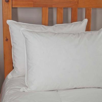 St. James Home 4 Pack Soft Cover Nano Feather Filled Bed Pillows Jumbo - White