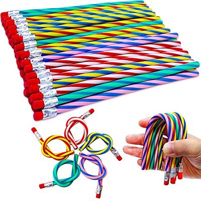 35PCS Bendy Flexible Pencils, Colorful Magic Bendy Pencil with Eraser for  Childr