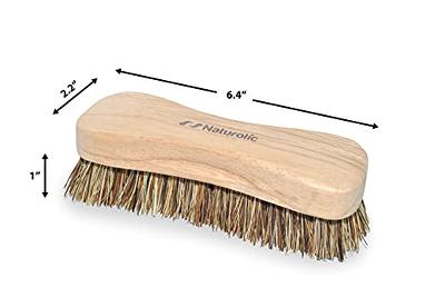 NATURAL 100% WOODEN HAND CLEANING BRUSH Stiff Hard Bristle Sweeping  Scrubbing