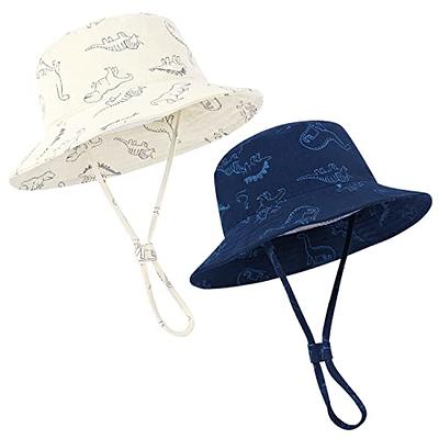 JAN & JUL Breathable Cotton Sun Protection Baby Boy Beach Hat with Neck  Flap (M: 6-24 Months, Atlantic Blue) - Yahoo Shopping