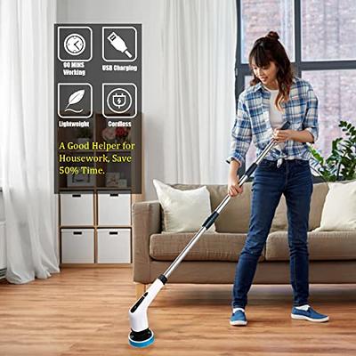 Extendable Cordless Power Scrubber For Bathrooms & Kitchen