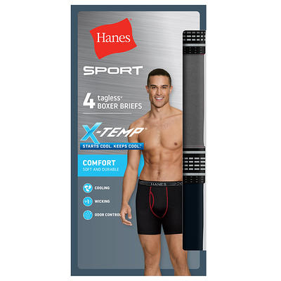 Men's Hanes® Comfort Cool 4-Pack Sport Boxer Briefs