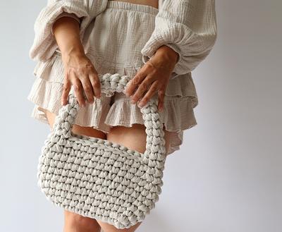 Handmade Crochet Bag Handle Crochet Handle Cover for Handbag 