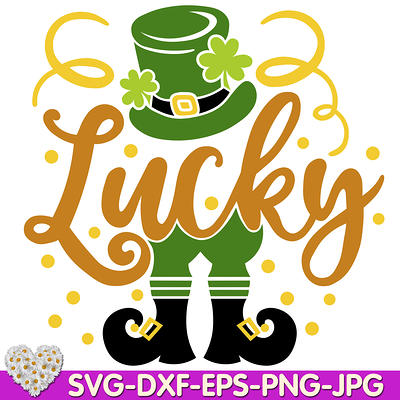 Lucky Clover Svg, St. Patricks Day Svg, Lucky Svg, Irish Svg - Inspire  Uplift