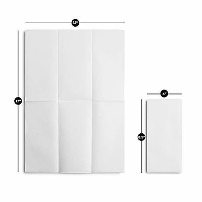 Comfy Package [100 Pack] Linen-Feel Guest Towels - Disposable Cloth Dinner Napkins, Bathroom Paper Hand Towels, Wedding Napkins