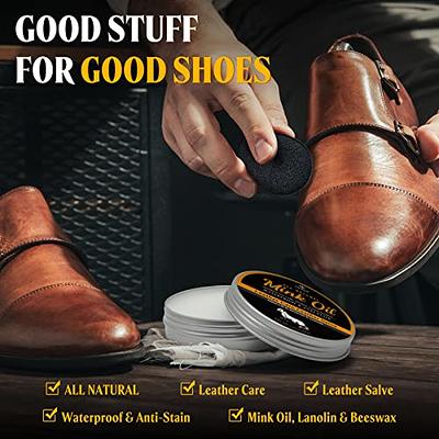 Mink Oil Spray - Waterproof Leather Shoe Protector and Boot Repair - Red  Moose - Yahoo Shopping