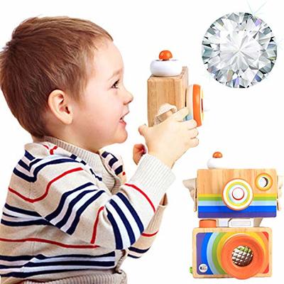 4 Pcs Wooden Children's Kaleidoscope Toddler Early Education Toy