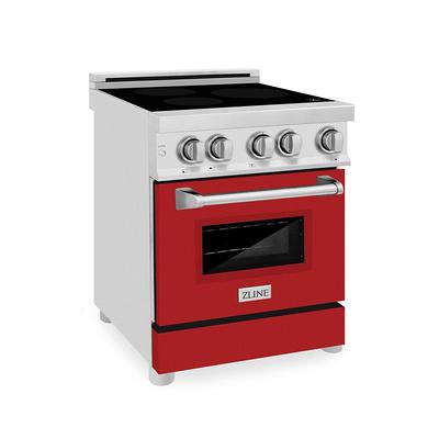24 in. 2.2 cu. ft. Electric Range with Convection in Stainless Steel